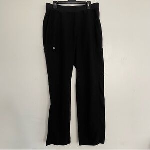 Men’s FIGS Axim Cargo Scrub Pants Black Size XL